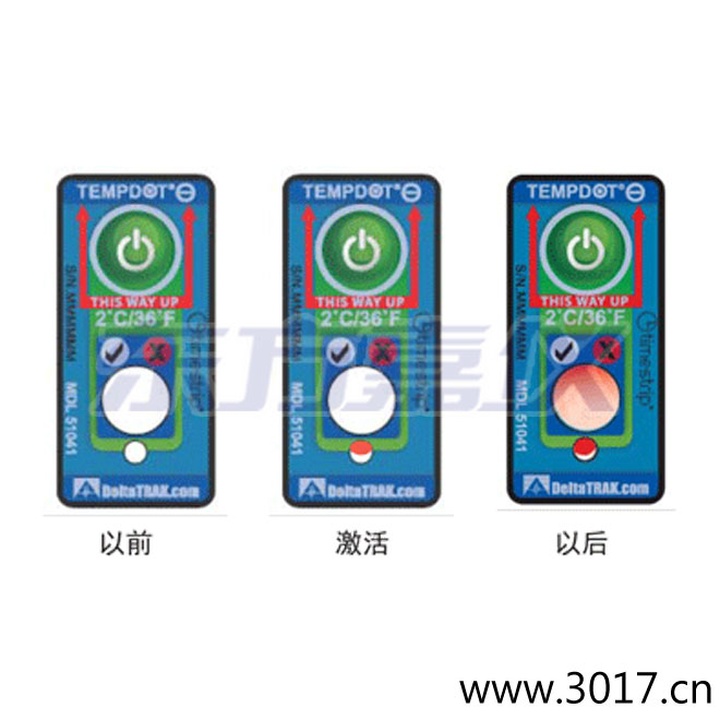 溫度指示標簽 累計下降溫度的標簽